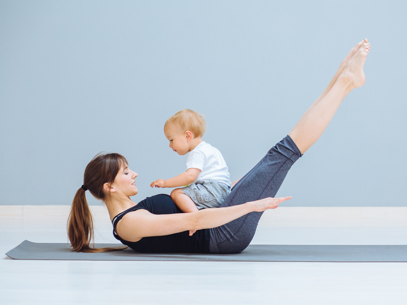 Fit nach der Schwangerschaft - Bestandteil des Personal Trainings bei Fit Together Dresden